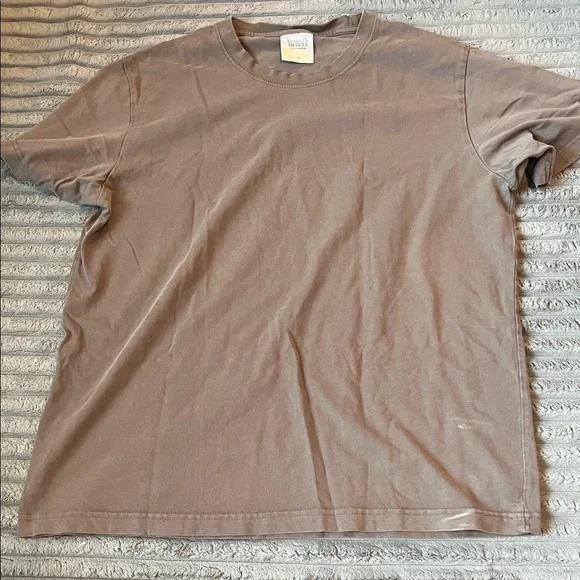 Maison Article Men’s Taupe Basic Shirt - Picture 1 of 3